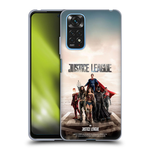 Justice League Movie Character Posters Group Soft Gel Case for Xiaomi Redmi Note 11 / Redmi Note 11S