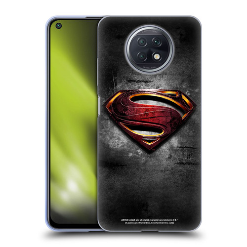 Justice League Movie Superman Logo Art Man Of Steel Soft Gel Case for Xiaomi Redmi Note 9T 5G