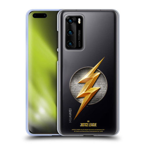 Justice League Movie Logos The Flash Soft Gel Case for Huawei P40 5G