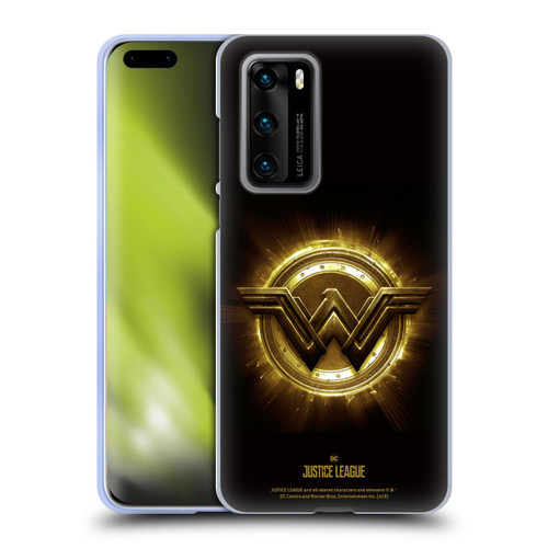 Justice League Movie Logos Wonder Woman 2 Soft Gel Case for Huawei P40 5G