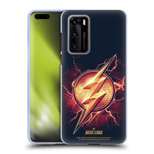 Justice League Movie Logos The Flash 2 Soft Gel Case for Huawei P40 5G