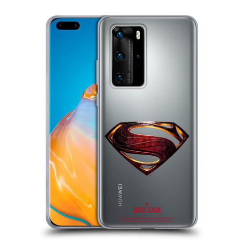 Justice League Movie Logos Superman Soft Gel Case for Huawei P40 Pro / P40 Pro Plus 5G