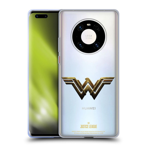 Justice League Movie Logos Wonder Woman Soft Gel Case for Huawei Mate 40 Pro 5G