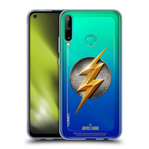Justice League Movie Logos The Flash Soft Gel Case for Huawei P40 lite E