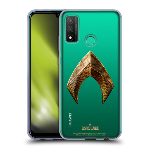 Justice League Movie Logos Aquaman Soft Gel Case for Huawei P Smart (2020)