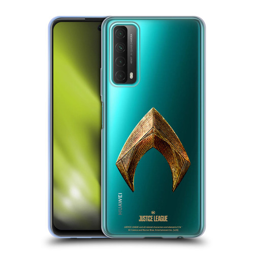 Justice League Movie Logos Aquaman Soft Gel Case for Huawei P Smart (2021)