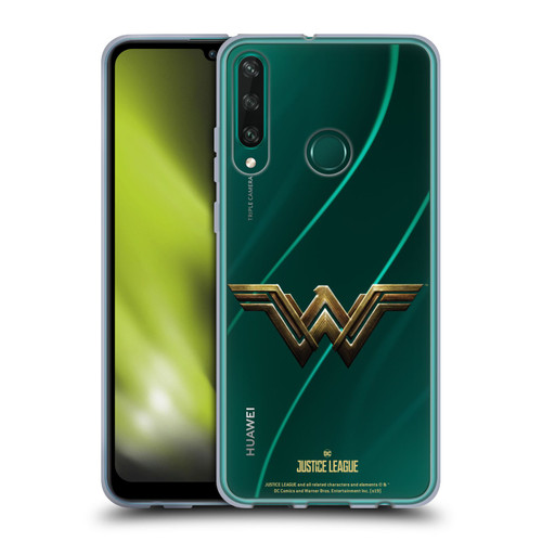 Justice League Movie Logos Wonder Woman Soft Gel Case for Huawei Y6p