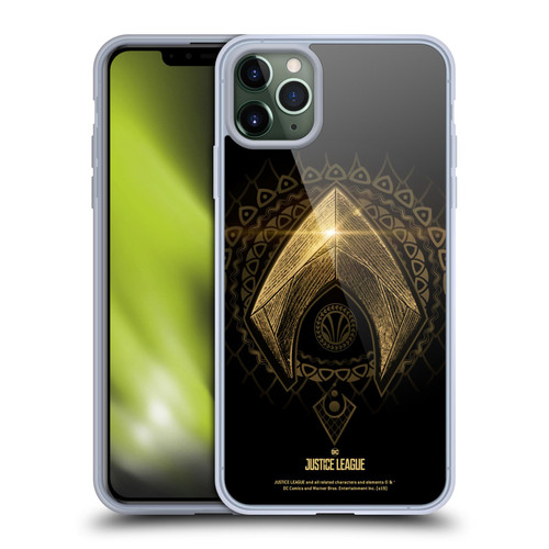 Justice League Movie Logos Aquaman 2 Soft Gel Case for Apple iPhone 11 Pro Max