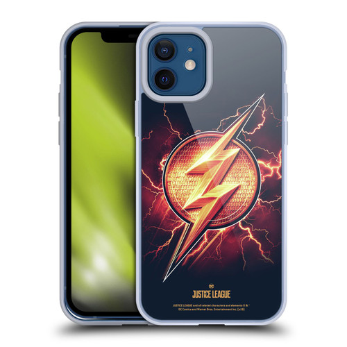 Justice League Movie Logos The Flash 2 Soft Gel Case for Apple iPhone 12 / iPhone 12 Pro