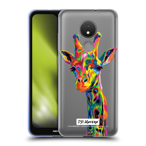 P.D. Moreno Animals Giraffe Soft Gel Case for Nokia C21