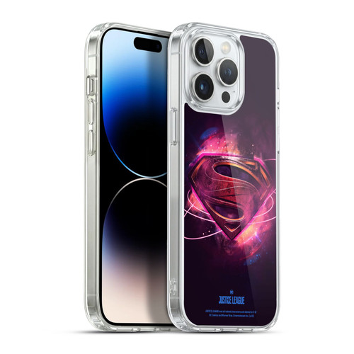 Justice League Movie Logos Superman 2 Soft Gel Case for Apple iPhone 13 Pro Max & MagSafe