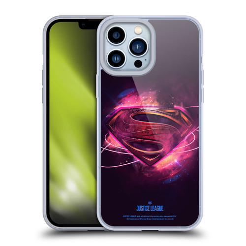 Justice League Movie Logos Superman 2 Soft Gel Case for Apple iPhone 13 Pro Max