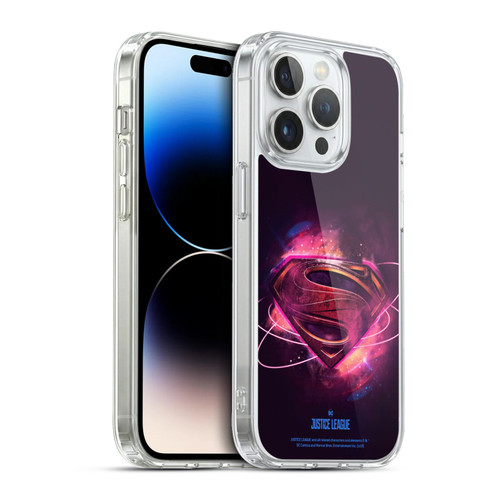 Justice League Movie Logos Superman 2 Soft Gel Case for Apple iPhone 13 Pro & MagSafe