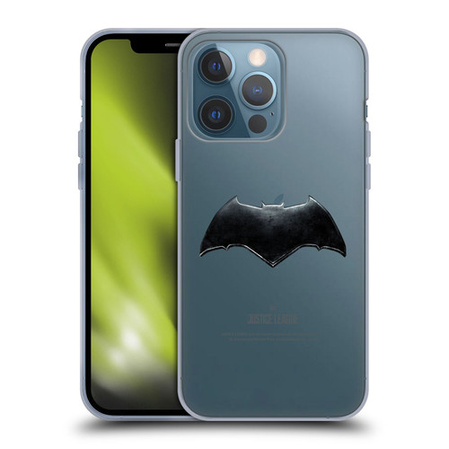Justice League Movie Logos Batman Soft Gel Case for Apple iPhone 13 Pro