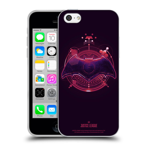 Justice League Movie Logos Batman 2 Soft Gel Case for Apple iPhone 5c