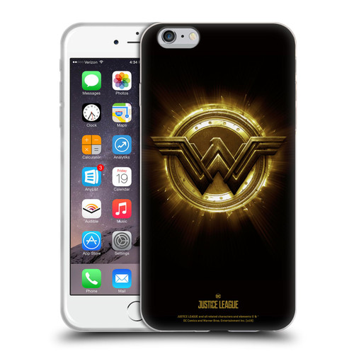 Justice League Movie Logos Wonder Woman 2 Soft Gel Case for Apple iPhone 6 Plus / iPhone 6s Plus