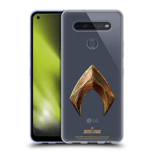 Justice League Movie Logos Aquaman Soft Gel Case for LG K51S