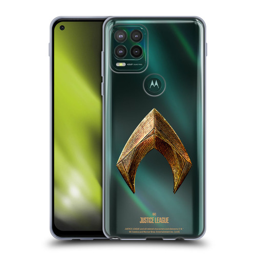 Justice League Movie Logos Aquaman Soft Gel Case for Motorola Moto G Stylus 5G 2021