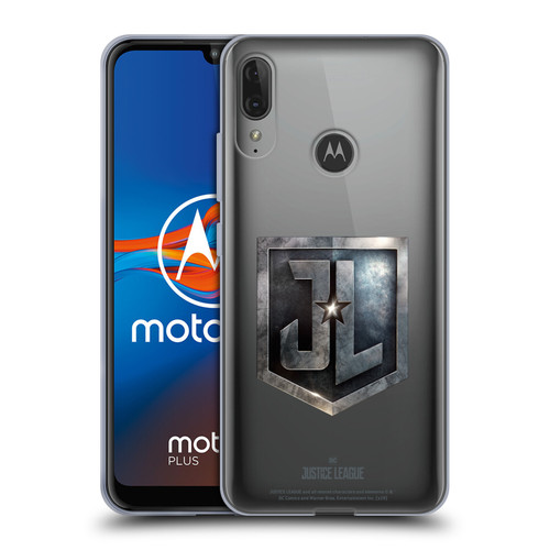 Justice League Movie Logos JL Badge Soft Gel Case for Motorola Moto E6 Plus