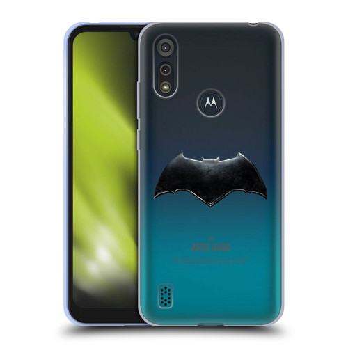 Justice League Movie Logos Batman Soft Gel Case for Motorola Moto E6s (2020)