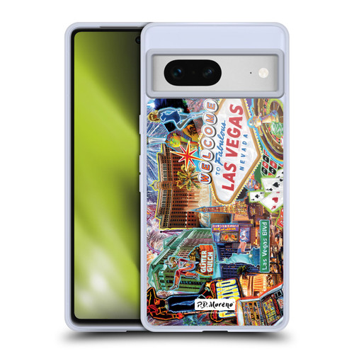 P.D. Moreno Cities Las Vegas 1 Soft Gel Case for Google Pixel 7