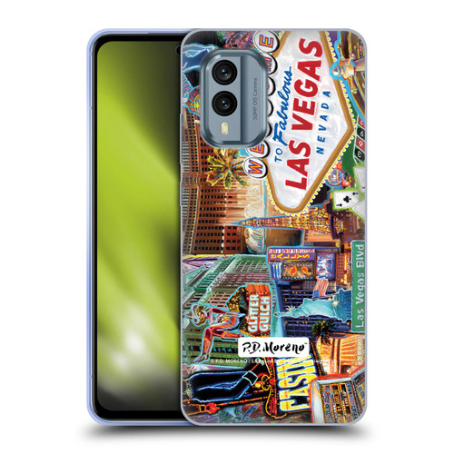P.D. Moreno Cities Las Vegas 1 Soft Gel Case for Nokia X30