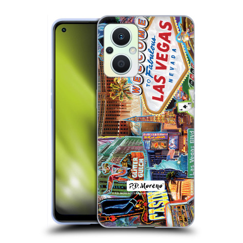 P.D. Moreno Cities Las Vegas 1 Soft Gel Case for OPPO Reno8 Lite