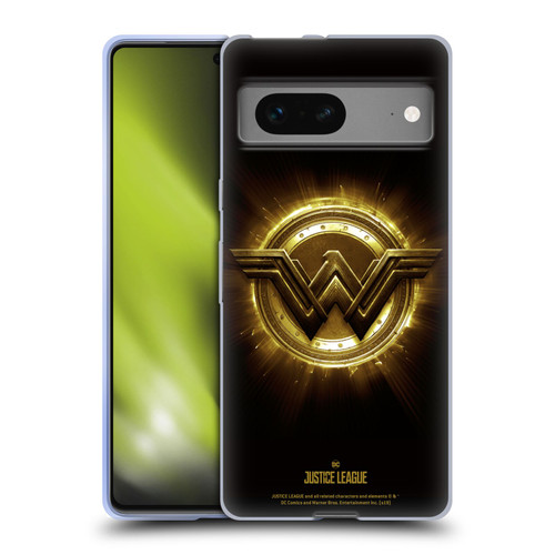 Justice League Movie Logos Wonder Woman 2 Soft Gel Case for Google Pixel 7