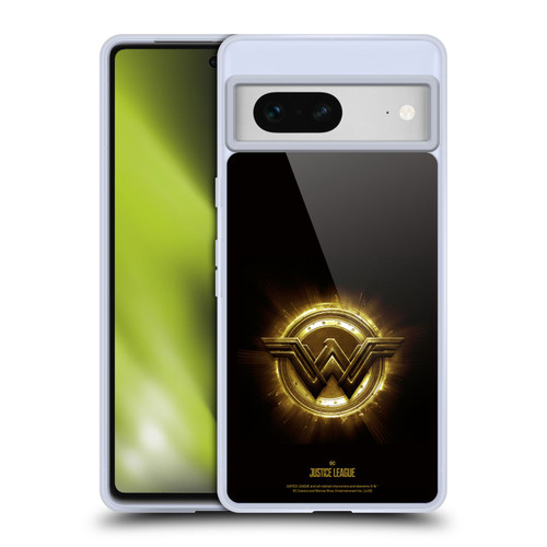 Justice League Movie Logos Wonder Woman 2 Soft Gel Case for Google Pixel 7