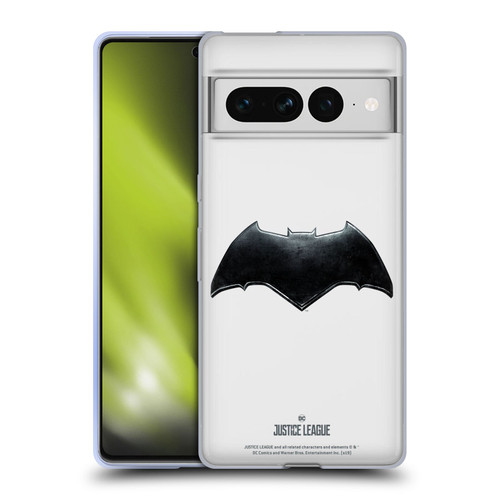 Justice League Movie Logos Batman Soft Gel Case for Google Pixel 7 Pro