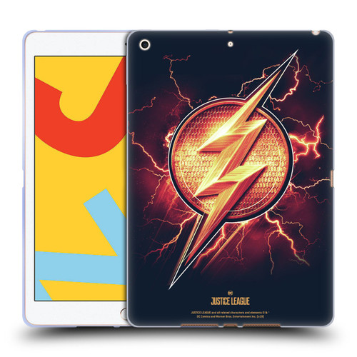Justice League Movie Logos The Flash 2 Soft Gel Case for Apple iPad 10.2 2019/2020/2021