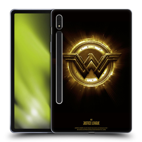 Justice League Movie Logos Wonder Woman 2 Soft Gel Case for Samsung Galaxy Tab S8