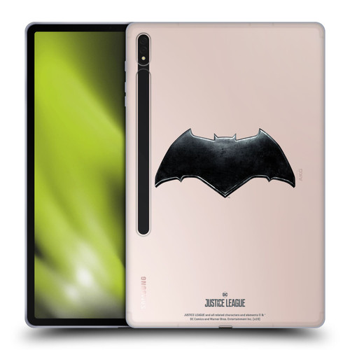 Justice League Movie Logos Batman Soft Gel Case for Samsung Galaxy Tab S8 Plus