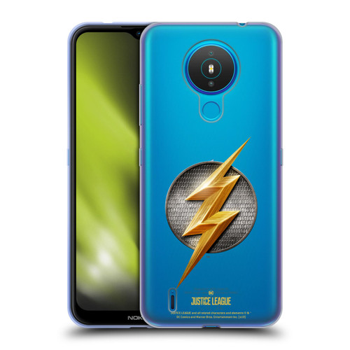 Justice League Movie Logos The Flash Soft Gel Case for Nokia 1.4