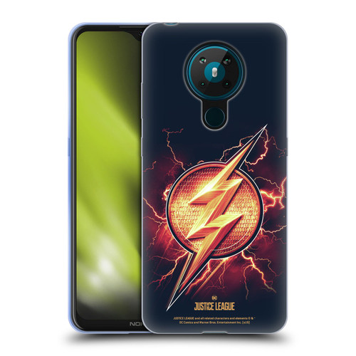 Justice League Movie Logos The Flash 2 Soft Gel Case for Nokia 5.3