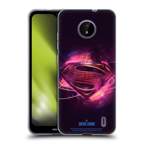 Justice League Movie Logos Superman 2 Soft Gel Case for Nokia C10 / C20