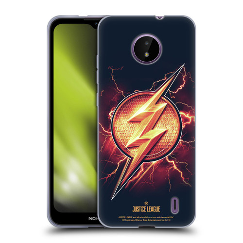 Justice League Movie Logos The Flash 2 Soft Gel Case for Nokia C10 / C20