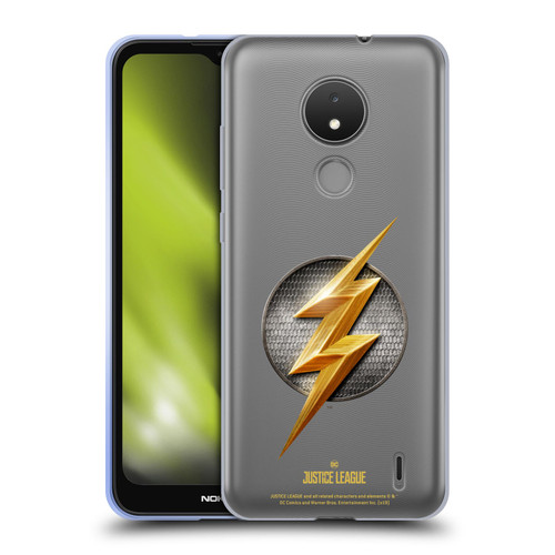 Justice League Movie Logos The Flash Soft Gel Case for Nokia C21