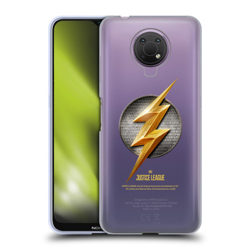 Justice League Movie Logos The Flash Soft Gel Case for Nokia G10