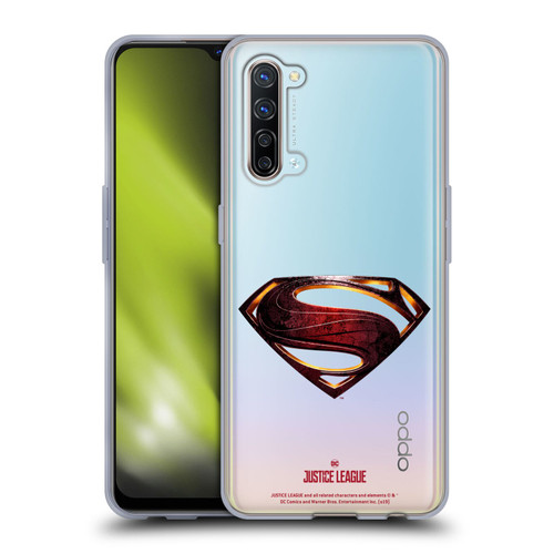 Justice League Movie Logos Superman Soft Gel Case for OPPO Find X2 Lite 5G