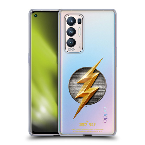 Justice League Movie Logos The Flash Soft Gel Case for OPPO Find X3 Neo / Reno5 Pro+ 5G