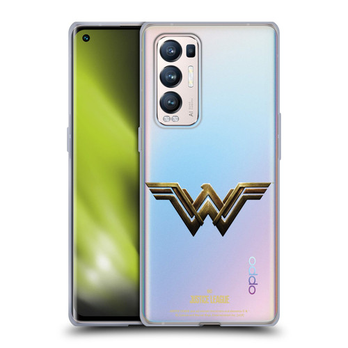Justice League Movie Logos Wonder Woman Soft Gel Case for OPPO Find X3 Neo / Reno5 Pro+ 5G