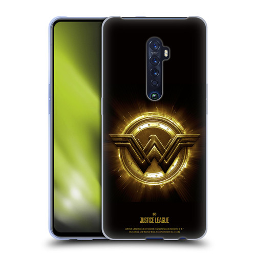 Justice League Movie Logos Wonder Woman 2 Soft Gel Case for OPPO Reno 2