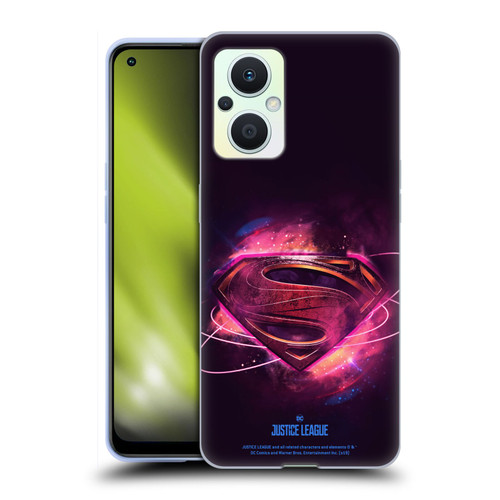 Justice League Movie Logos Superman 2 Soft Gel Case for OPPO Reno8 Lite