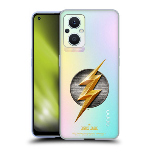 Justice League Movie Logos The Flash Soft Gel Case for OPPO Reno8 Lite