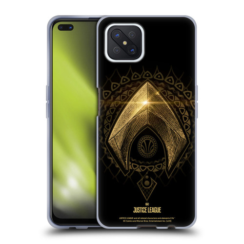 Justice League Movie Logos Aquaman 2 Soft Gel Case for OPPO Reno4 Z 5G