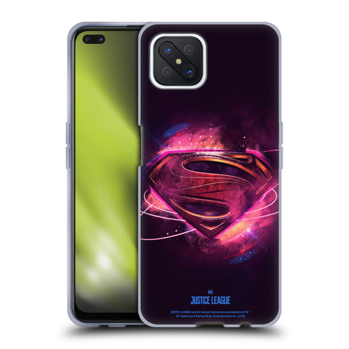 Justice League Movie Logos Superman 2 Soft Gel Case for OPPO Reno4 Z 5G