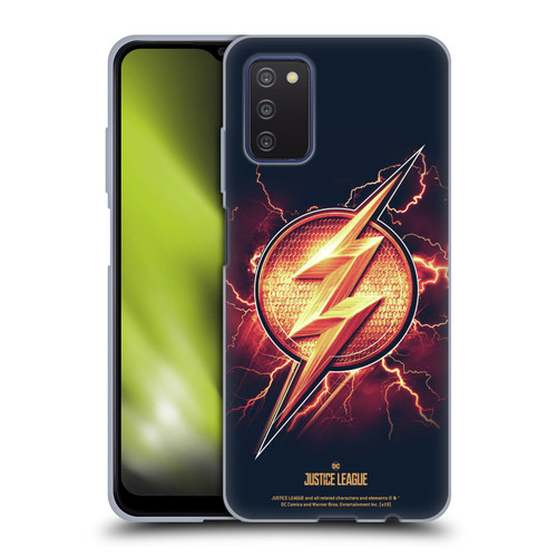 Justice League Movie Logos The Flash 2 Soft Gel Case for Samsung Galaxy A03s (2021)