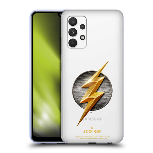 Justice League Movie Logos The Flash Soft Gel Case for Samsung Galaxy A32 (2021)