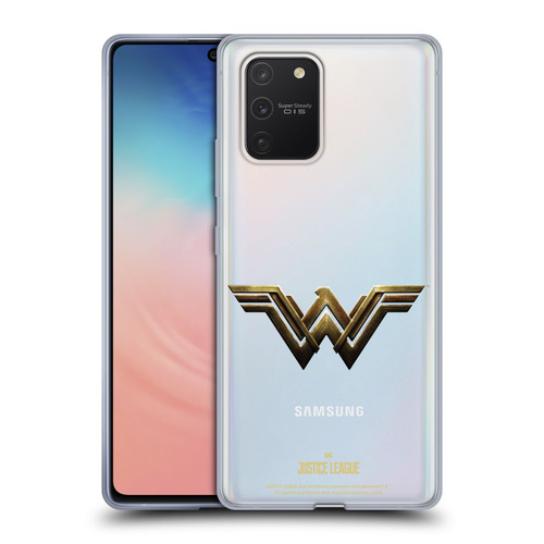 Justice League Movie Logos Wonder Woman Soft Gel Case for Samsung Galaxy S10 Lite